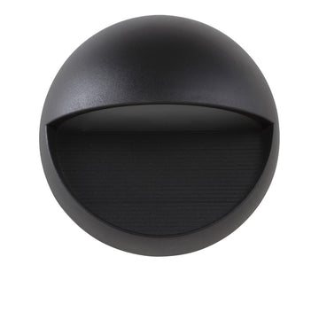 Orbe 6.25" Outdoor Metal/Glass Integrated LED Wall Sconce